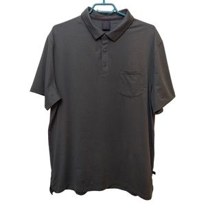 Denver Hayes Gray Polo Shirt - Men's Collared Shirt Size XL